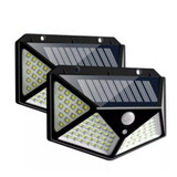 Aplique Led Panel Solar Reflector 100 Leds Sensor Movimiento