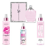 Sexitive Essentials Combo Perfume Mas Body Splash A Elección