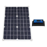 Cargador De Batería De Coche Solar Flexible De 50 W,