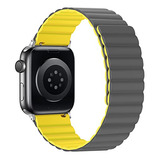 Malla Para Apple Watch All Series 38/40/41mm Magnetic Gris A