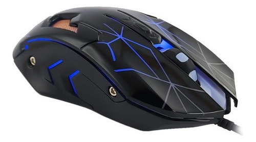 Mouse Gamer Barato Aoas K20 Diseño Ergonómico Con Luces Led