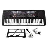 Organeta Piano Micrófono Usb Semi Profesional Lujo Karaoke