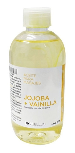 Aceite Para Masajes Jojoba Y Vainilla - Biobellus 250ml