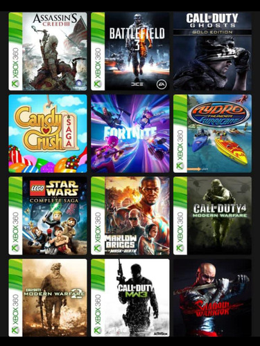 Lote De Jogos Xbox 360