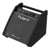 Amplificador Para Bateria Roland Pm100 Eletrônica 80 Watts 