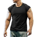 Camiseta De Hombre Muscle Fitness Plus Size