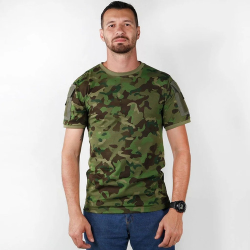 Camiseta T-shirt Masculina Ranger Bélica Com Bolso - Tropic