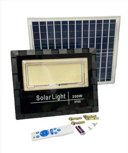 Reflector Led 200w Solar Luz Calida