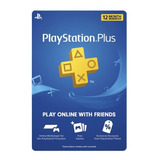 Tarjeta Playstation Plus 12 Meses - Usa - Entrega En Minutos