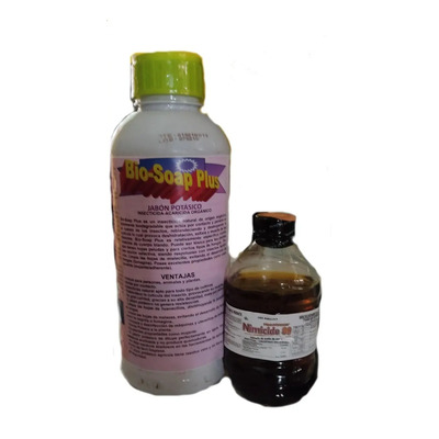 Jabón Potásico Líquido (1 Lt) Y 200 Ml De Aceite De Neem | Meses sin interés
