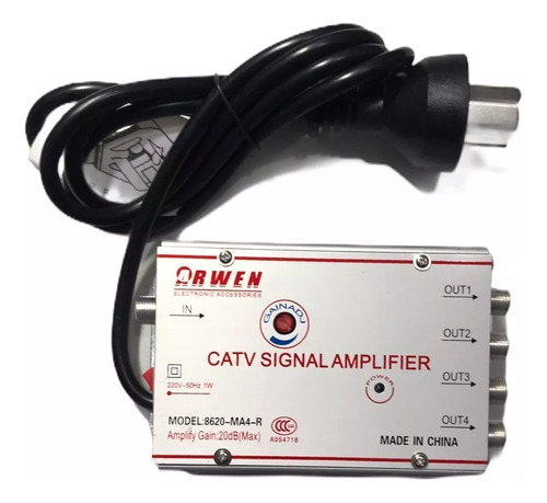 Amplificador De Señal Catv 4