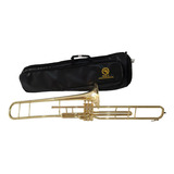 Trombone Hs Musical S760 Sib  Laqueado - Novo - 6500 A Vista