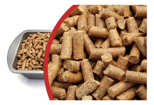 Pellet, Sustrato De Madera Para Mascotas 20 Kg Bioinvert 