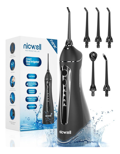 Ducha Bucal Irrigador Dental Smart Nicwell Blanqueamiento 