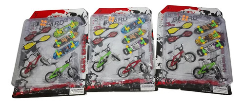 Kit Pack Juguete Mini Skate Monopatin Patineta  Dedo Park