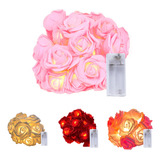 2m 10led Rosa Eterna Tiras Led Luces Led Decorativas