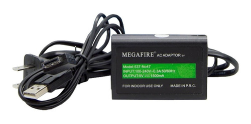 Cargador Adaptador Corriente Consolas Ps Vita Marca Megafire