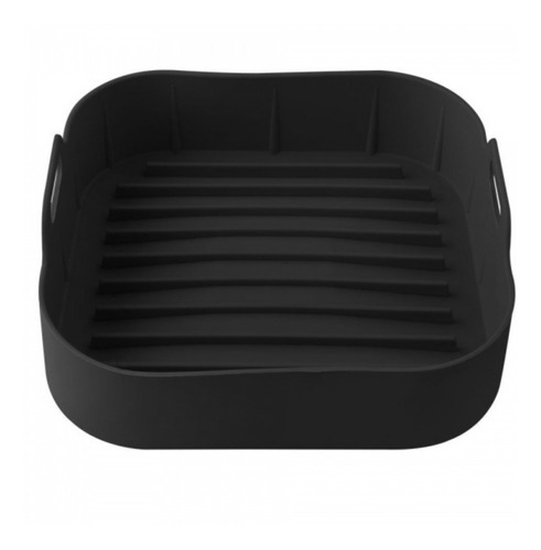 Bandeja Panela Forma Cesta De Silicone Para Airfryer