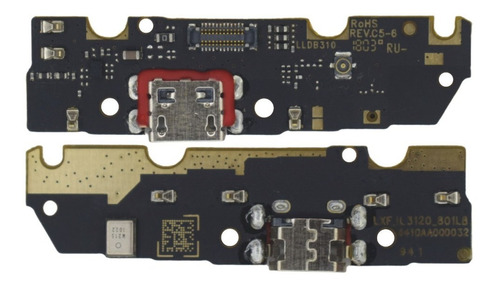 Placa Flex Conector Carga Compatível Moto G6 Play / E5 Turbo