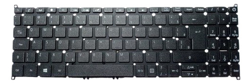 Teclado Para Aceraspire 3a315-54 Cor Preto Idioma Português