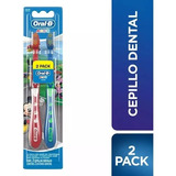 Cepillo De Dientes Oral-b Kid's Mickey Suave 2 Unidades