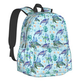 Nmbvcxz Mochila De Tortuga Marina Para Mujer, Mochila Inform