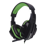 Fone De Ouvido Headset Gamer Verde P2 Ph123 E Ph120