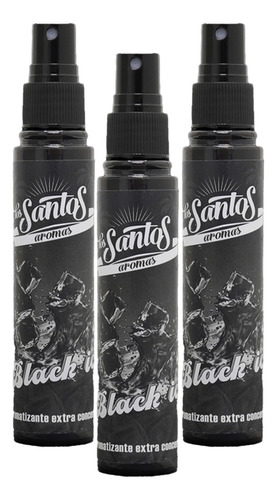 Aromatizante Spray 60ml Santos Aromas Extra Concentrado 3pzs