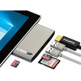 Linkup - Surface Pro 4 Compatible Sd Card Micro Memory Reade