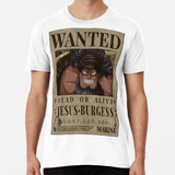 Remera One Piece Jesus Burgess Bounty Poster Anime Wanted Al