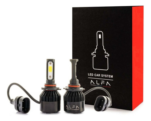 Kit De Focos Led Para Auto Luz Blanca Fria Alfa