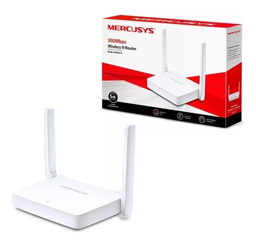 Roteador Wifi Mercusys 2 Antenas 300mbps N300 Mw301r