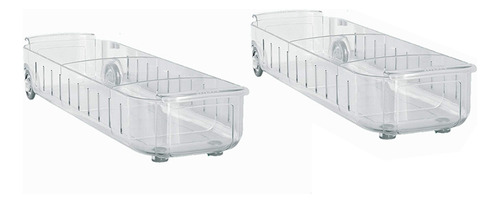 Caja De Almacenamiento Transparente Para Refrigerador De 2 P