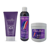 Shampoo Matizador Violeta + Mascara + Crema De Peinar 