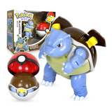 Figura De Acción Blastoise Pokemon Pokeball Juguete, Origina