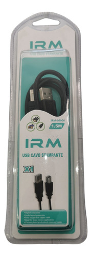 Cable Usb Cavo Stampante Para Impresoras Y Escaner Irm 06006
