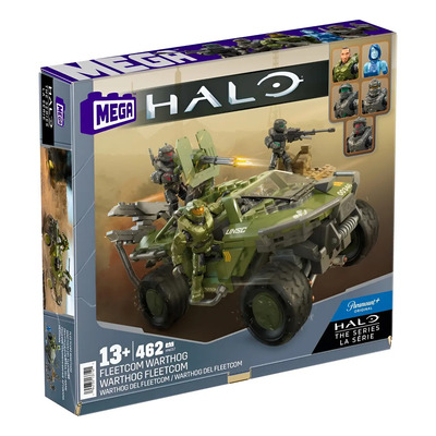 Warthog Fleetcom Vehículo Halo Figuras Mega Construcción | Envío gratis
