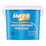 Efeito Cimento Queimado Perolizado Aveludado Maza 3kg Cor Safira