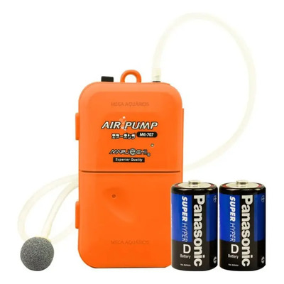 Oxigenador Compressor Ar C\u002F 2 Pilha  1s Isca Viva | MercadoLivre