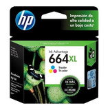 Cartucho Hp 664xl 2675 2135 3635 4535 4675 Color Vencido Fac