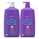 Aussie Miracle Moist Shampoo 778ml + Condicionador 778ml