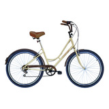 Bicicleta Feminina Modelo Retro Beach Com 6 Marchas