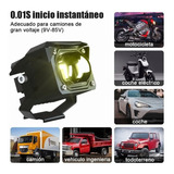 Faros Lupa Led Spot Blanco Ambar Auxiliares Autos Motos