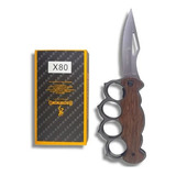 Navaja Manopla Browning Defensa Personal Tactica Cuchillo