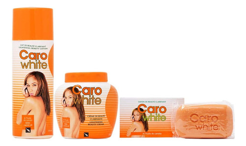 Caro White Set-3 (lotion + Cream 16.9oz + Soap 6.3oz)