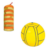 Combo Tejo Playero De Madera + Pelota Playera Pileta Calor