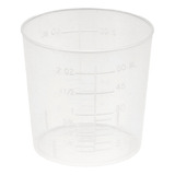 Vaso Medidor De Plástico Graduado Transparente, 40 Unidades,