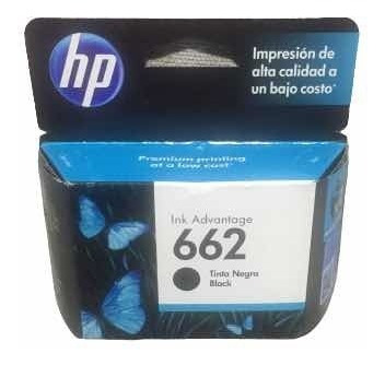 Cartucho Hp 662 Negro Cz103al Original Nuevo Incluye Envío