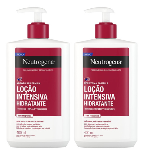 Kit 2 Unidades Hidratante Corporal Norwegian S/f 400ml