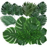 Tbuy Rose Hojas De Palma De Monstera Artificiales Verdes A G